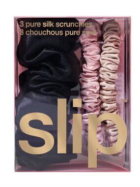 NEW!! 3 Slip Silk Scrunchies